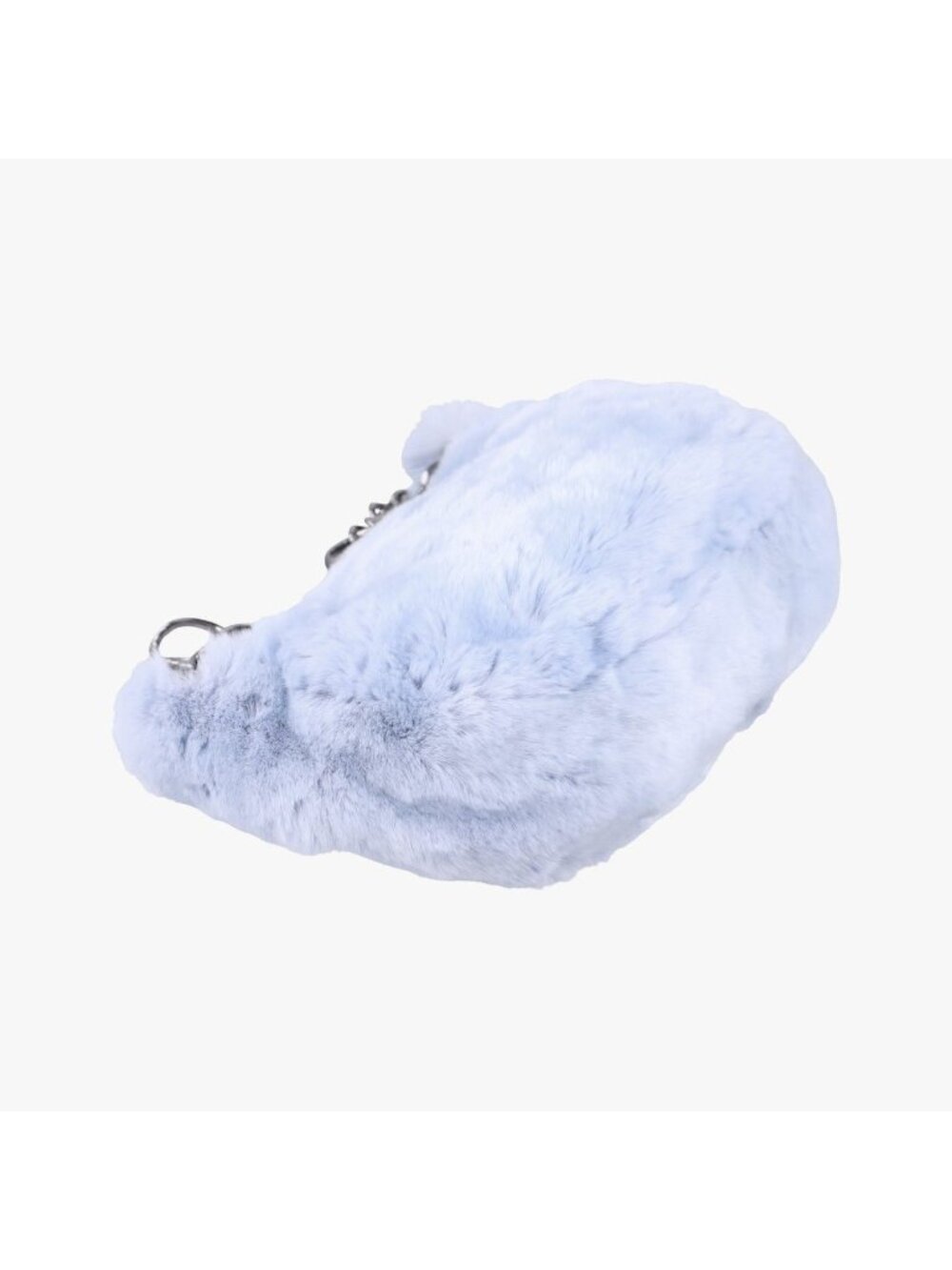 Chanel CC Logo Light Blue Rabbit Fur - Picture 5 of 16